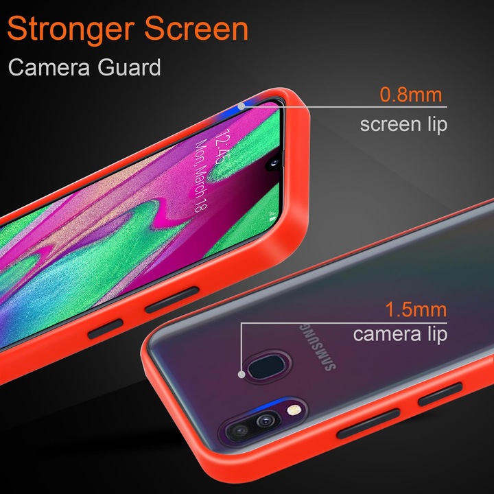 Produktbild Cadorabo Hybrid Matt Cover (Samsung Galaxy A40)