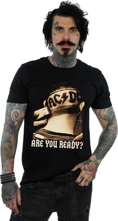 Immagine prodotto AC/DC Are You Ready Hair Shave Maglietta Uomo (4XL)