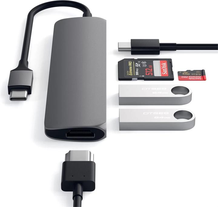 Produktbild Satechi ST-SCMA2M (USB-C, 6 Ports)