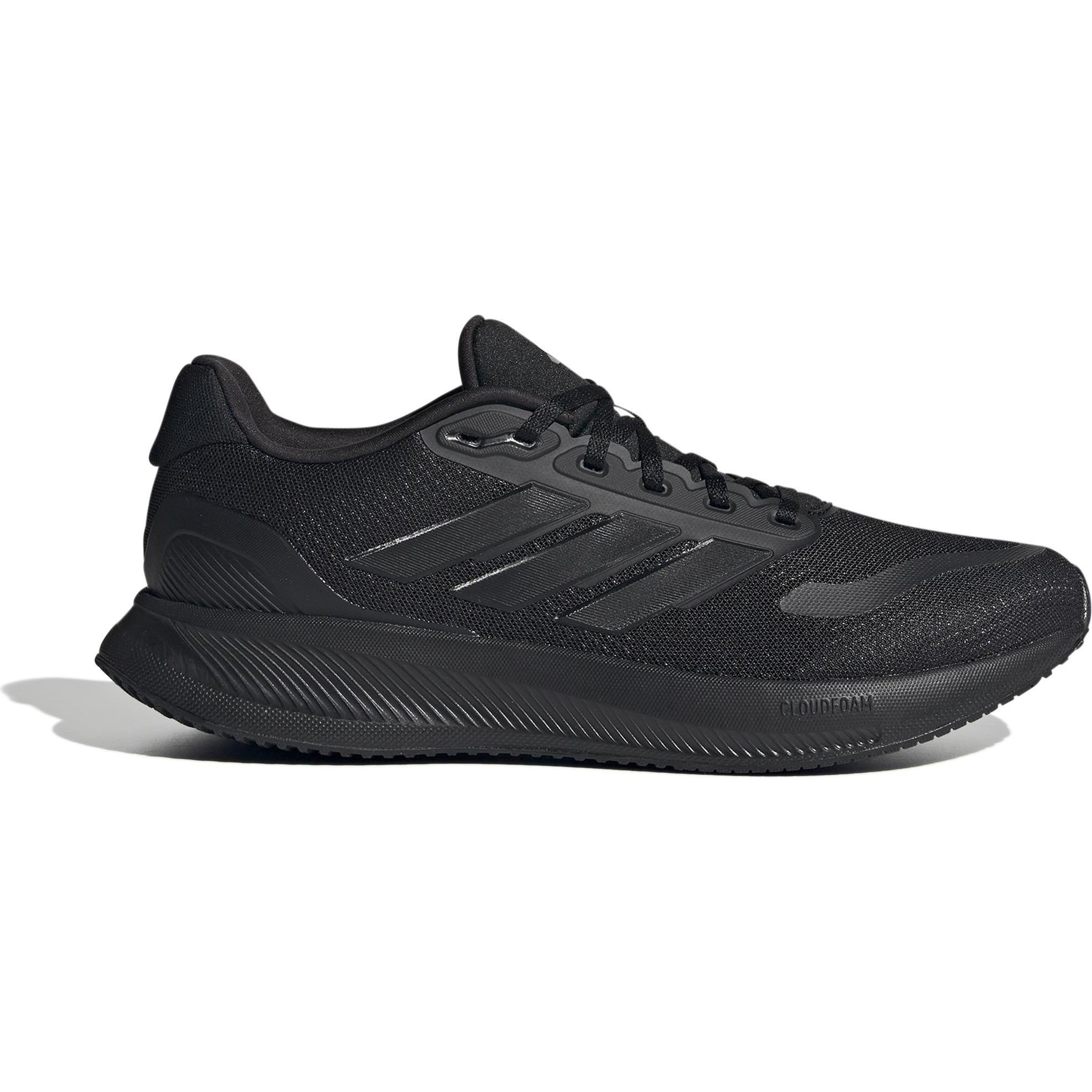 adidas, Herren, Laufschuhe, Run Falcon 5 (49 1/3), Schwarz