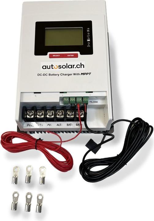 Actual product image Autosolar Solar MPPT-Laderegler und Ladebooster 50A