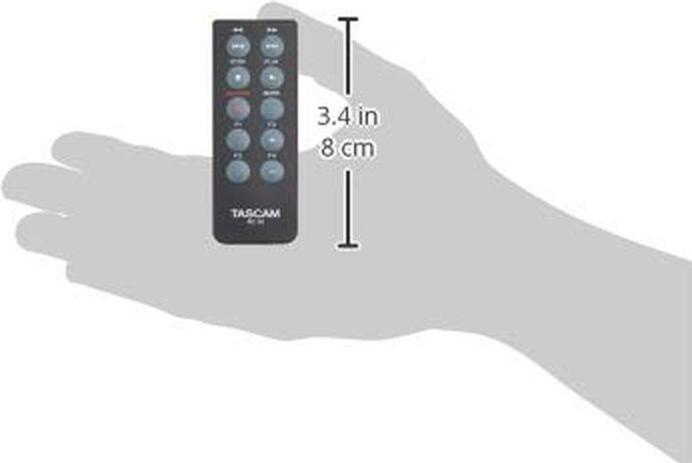 Actual product image Tascam RC-10, Wireless/Wired Remote Control for Portable Recorder (Remote control)