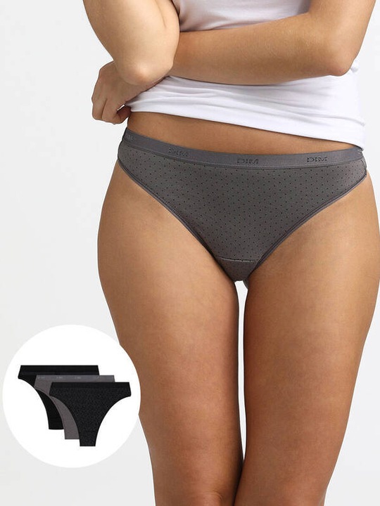Actual product image DIM Coton Stretch Strings (S, pack of 3)