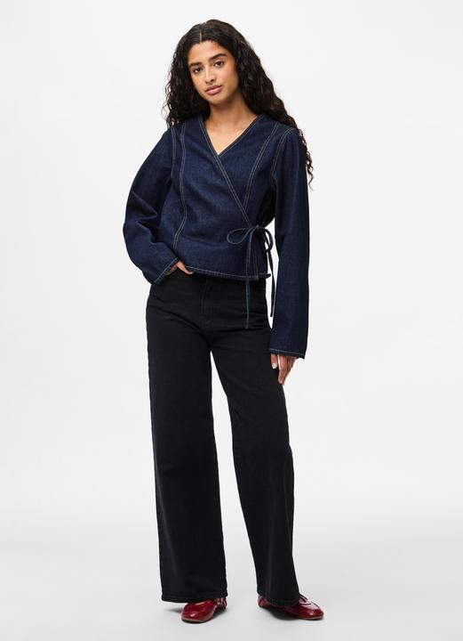 Image du produit Pieces PCFENNA DENIM Wickelbluse (M)