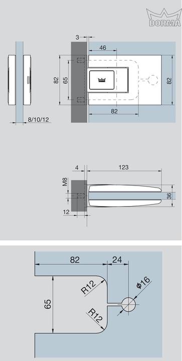 Produktbild Dormakaba Pendeltürbänder TENSOR