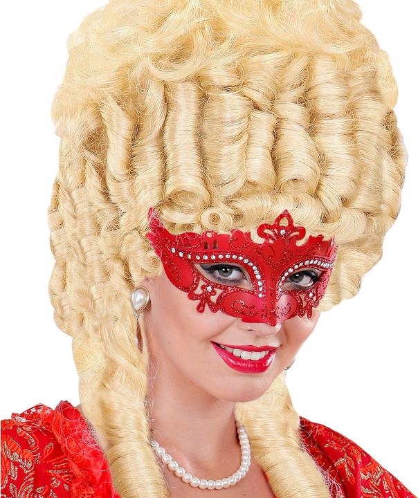 Produktbild Widmann Maske Venedig Rot Und Strass