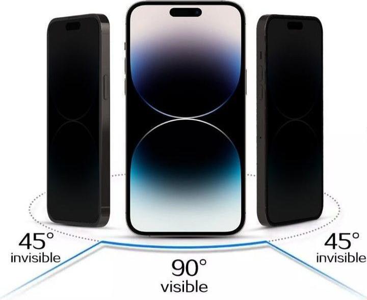 Produktbild iLike Protective glass Apple IPHONE 17 PRO MAX Tempered Privacy Glass Black (Apple iPhone 17 Pro Max)