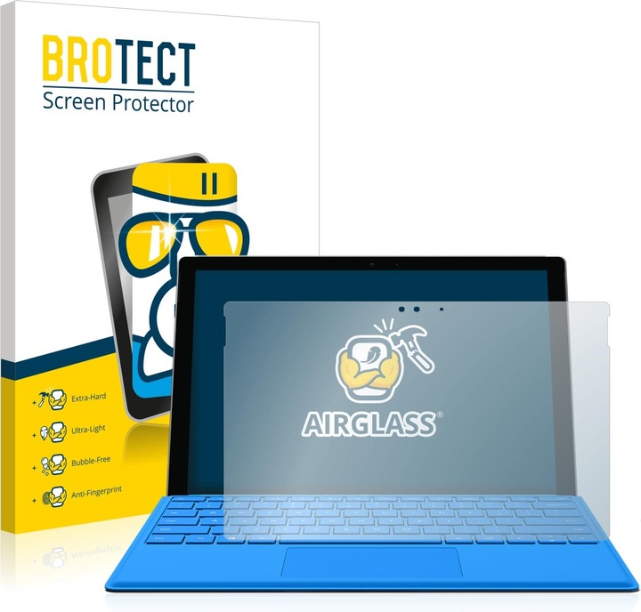 Productafbeelding BROTECT AirGlass kogelwerende glasfolie (1 Stuk, Microsoft Surface Pro 4)