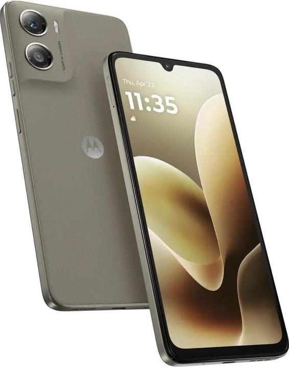 Actual product image Motorola moto g06 power (256 GB, Khaki, Laurel Oak, 6.88", Dual SIM, 4G)