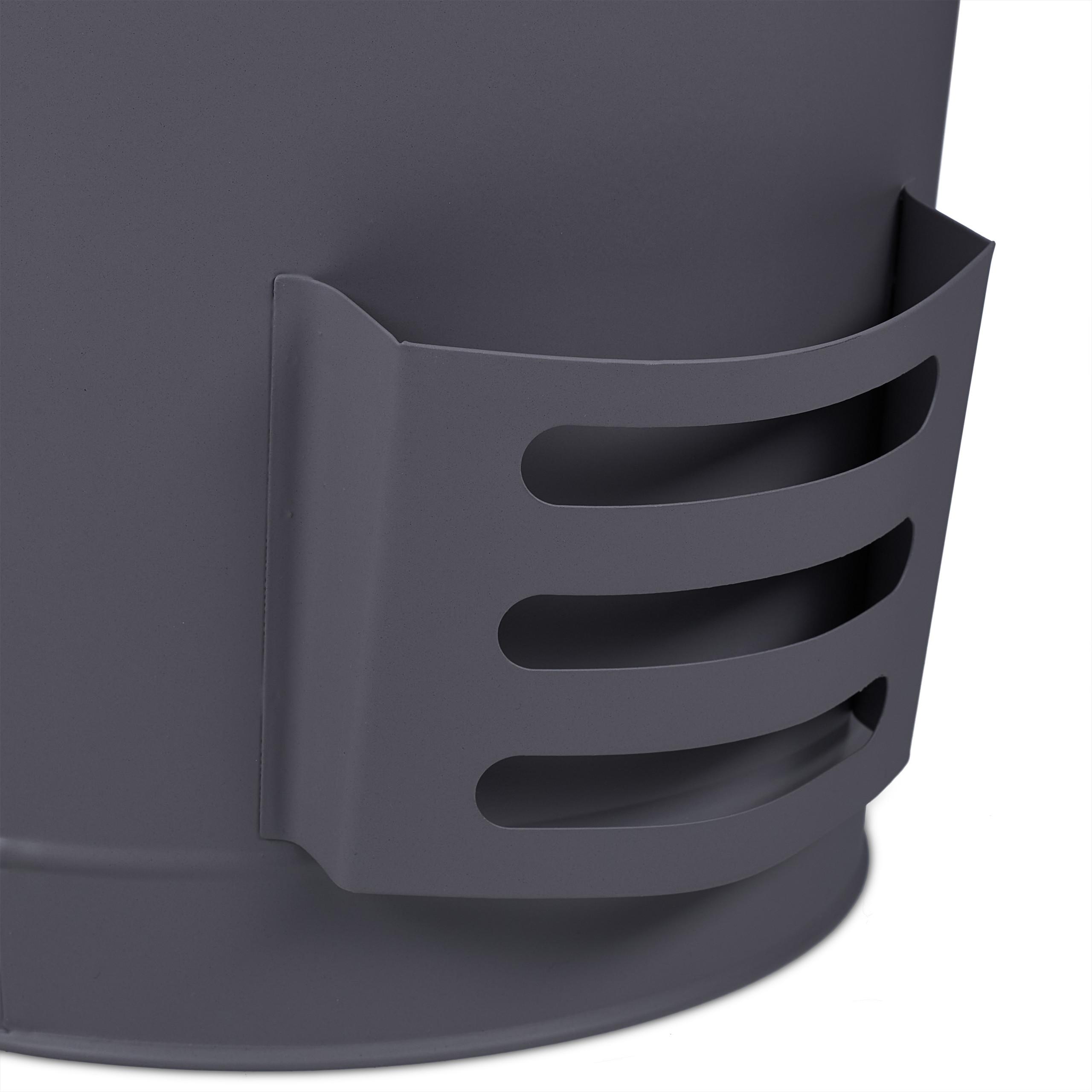 Thumbnail - Relaxdays, Zubehör Kerzen + Kamin, Ascheeimer (35 x 35 x 36 cm)