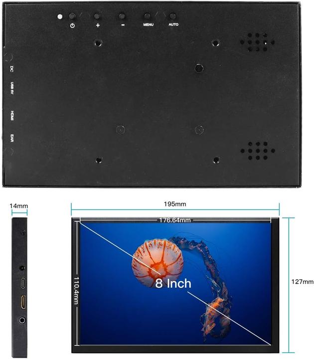 Produktbild Elecrow Mini Monitor (8")
