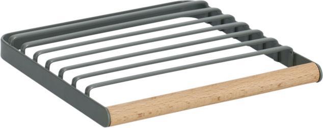 Actual product image Zeller Present Trivet, metal/beech, sage (1 x, Pan coaster)