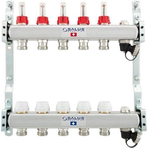 Salus Controls Salus gulvvarmemanifold 11-kreds med flowmeter, Zubehör Heizen