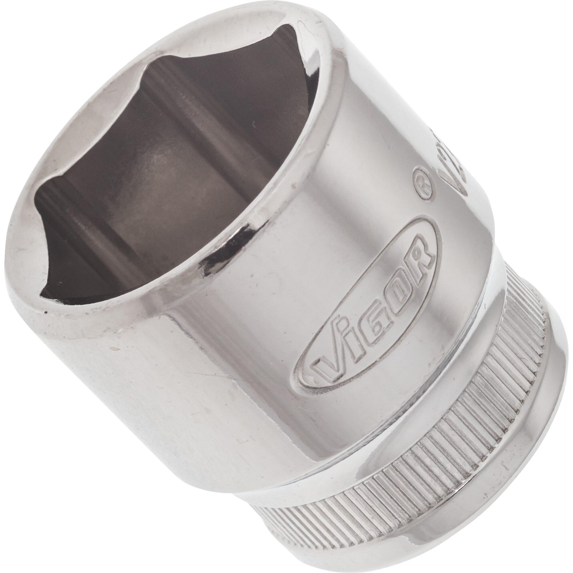 Vigor, Steckschlüssel + Stecknuss, STECKSCHLÜSSEL-EINSATZ 3/8" SW 22 (22 mm)