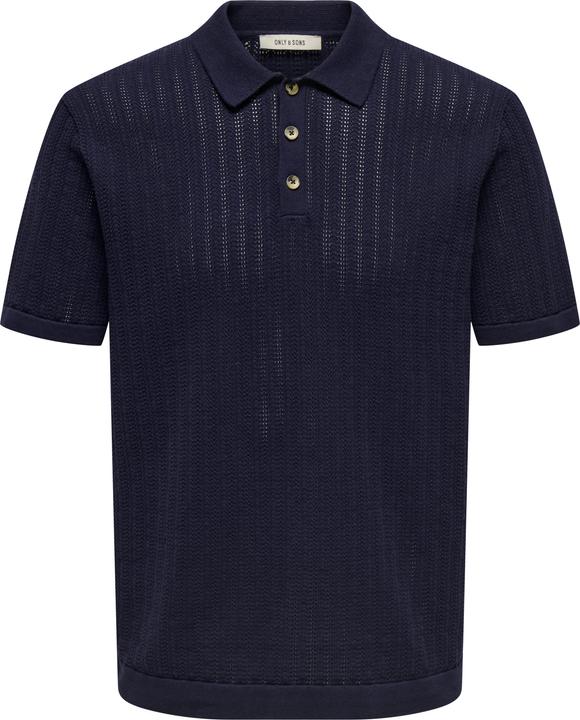 Actual product image Only & Sons ONSMOON Gestricktes Polo-Hemd Polo (L)