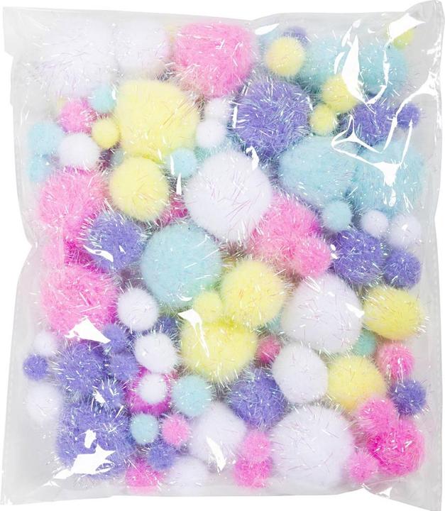 Produktbild Creativ Company Pompon 15-40 mm 75 Stück, farbig assortiert