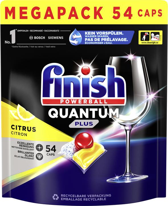 Image du produit Finish Quantum Plus (Tabs, 54 x)