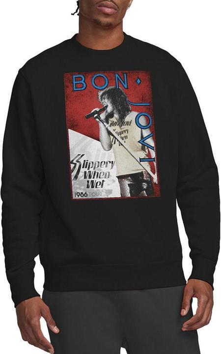 Produktbild Bon Jovi Slippery When Wet Tour 1986 Sweatshirt (M)