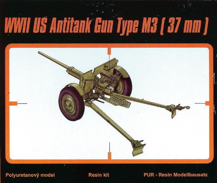 Actual product image CMK M3 US 37mm Anti tank gun