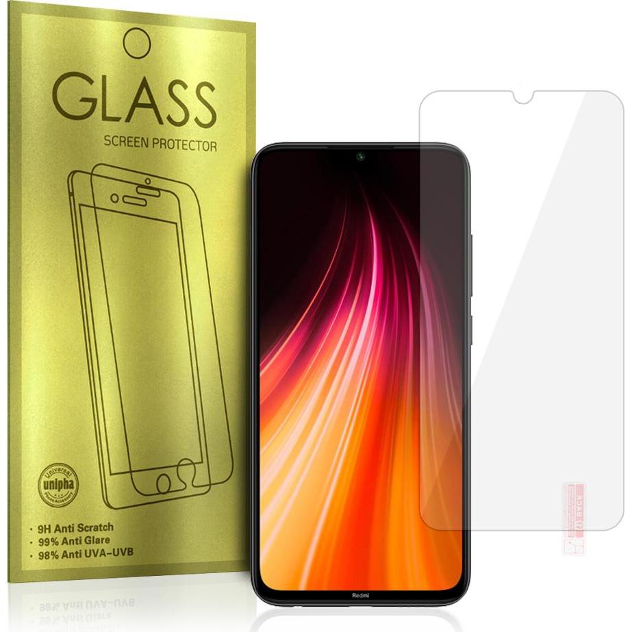 SANDISK Xiaomi Redmi Note 8 / Redmi Note 8 2021 Vetro temperato oro (1 pz., Xiaomi Redmi Nota 8), Pellicola protettiva smartphone, Oro