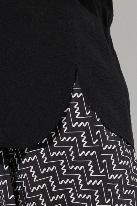 Produktbild Ulla Popken Hemdbluse, Leinenoptik, A-Linie, Hemdkragen, 3/4-Arm (50, 52)