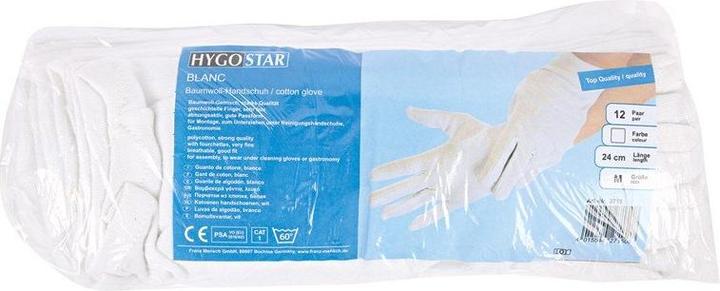 Produktbild franz mensch unisex Arbeitshandschuhe weiss Grösse XL 12 Paar (10)