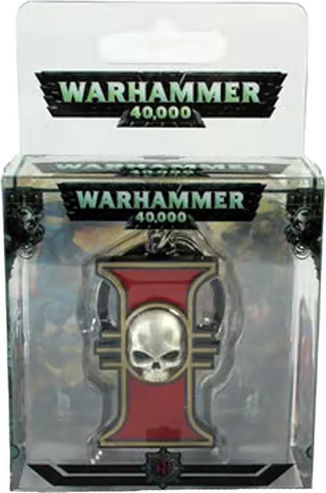 Actual product image Warhammer 40K Inquisition Emblem Keyring