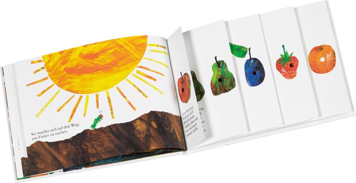 Actual product image Die kleine Raupe Nimmersatt (German, Eric Carle, 2008)