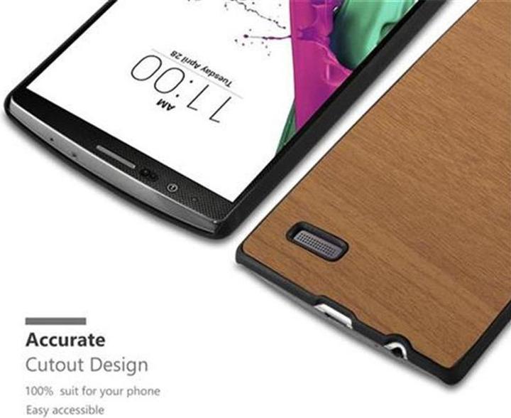Produktbild Cadorabo Hard Cover Woody Cover (LG G4, Motorola Moto G4 Plus)