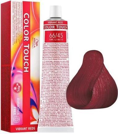 Produktbild Wella Color Touch P5 66/45 Dark Blonde Intense Cobalt Mahogany 60ml (66, 45 Dark Blonde Intense Cobalt Mahogany)