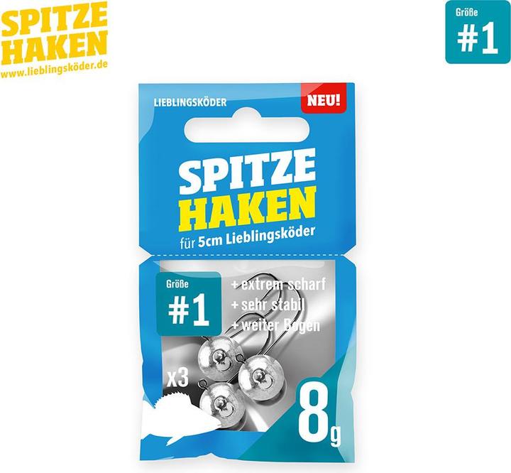 Actual product image Lieblingsköder Tip hook jig head