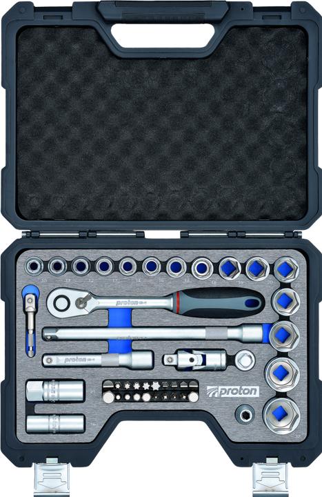 Immagine prodotto Proton Set di chiavi a bussola F-44M 1/2", 44 pezzi