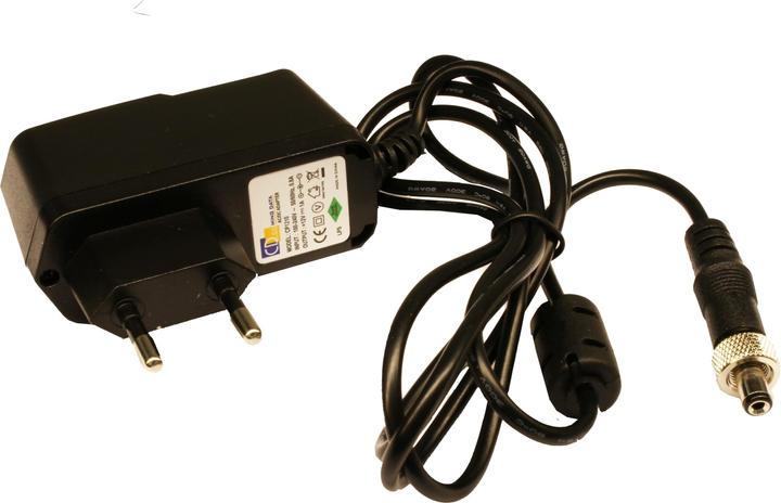 Actual product image Exsys Power supply Input: 110V-240V / Output: 12V/1A, 3.5mm DC jack screwable