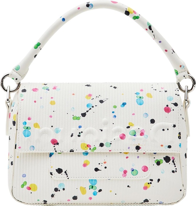 Desigual Handtasche Pukhet Mini Kleine, bemalte Tasche