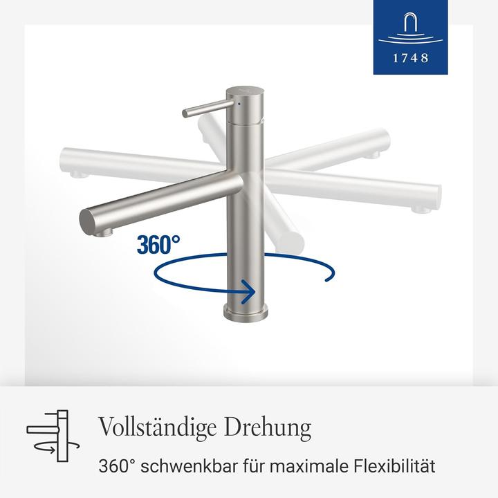 Produktbild Villeroy & Boch Como Sky Küchenarmatur, aus Edelstahl