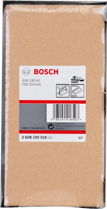 Actual product image Bosch Professional Zubehör Punching tool, for orbital sander, 93 x 230 mm, perforation 8