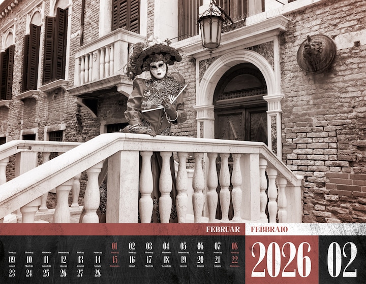 Produktbild La Dolce Vita - Italienische Lebensart Kalender 2026 (54 x 42 cm, Harter Einband, Italienisch, Deutsch)