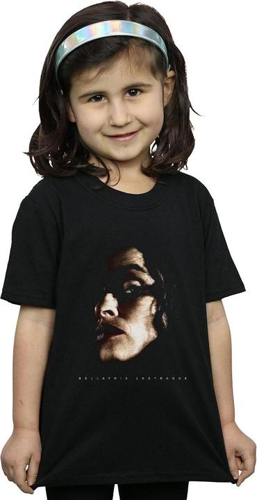 Actual product image Girls Bellatrix Lestrange Portrait Cotton T-Shirt (152, 158)