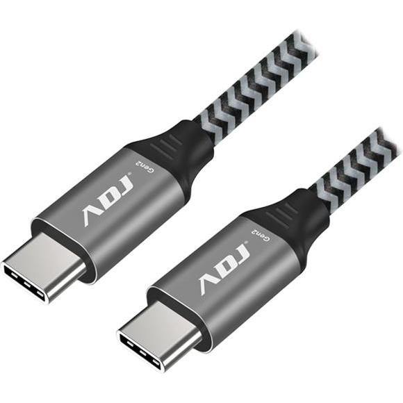 ADJ CAVO USB 3.2 TYPE C 60 WATT BK 1,5M 20V/3A (1.50 m, USB 3.2, 60 W), Cavo USB