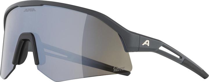 Immagine prodotto ALPINA SPORTS Sonic HR Q-Lite (Grigio notte opaco, Argento)