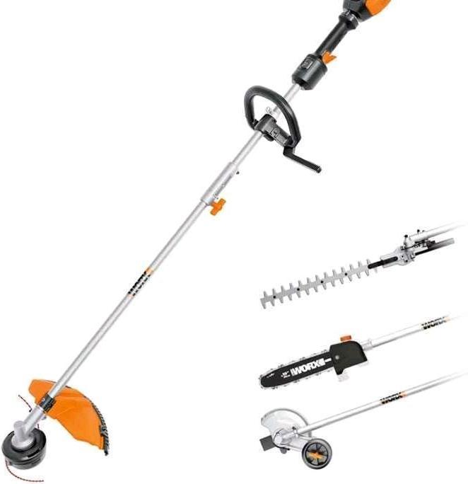 Actual product image Worx Cordless brush cutter WG186E.92, 2x20 V(40V) without battery and charger (Metal cutting blade)