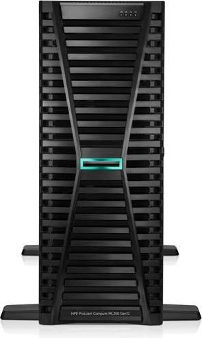 Actual product image HP HPE PL ML350g12 6505P (2.2/12C) 1x64G (P69728) 2x960G MR408i-o 8SFF 2x1000W 1GbE NBD333 Smart Choice (64 GB, Tower Server)