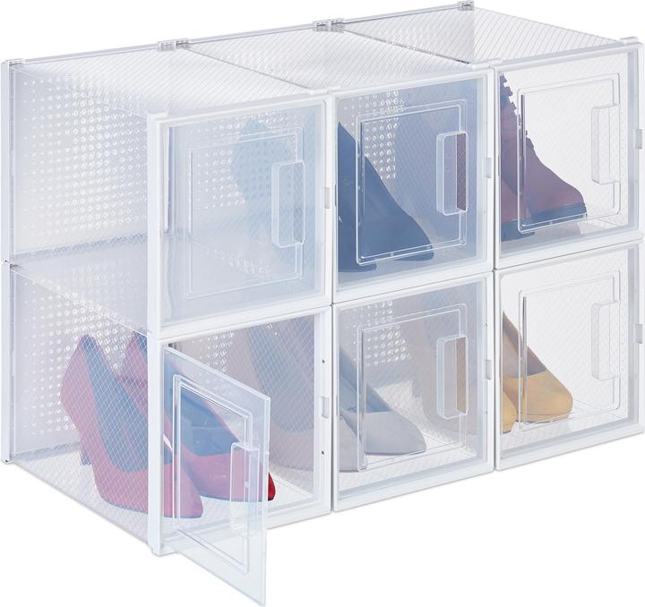 Productafbeelding Relaxdays 6x schoenendoos (21 x 33 x 22 cm)