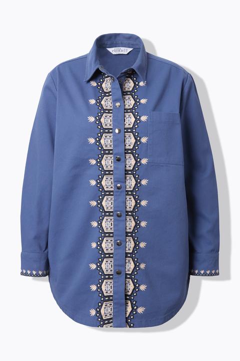 Immagine prodotto Studio Untold Camicia dal taglio oversize con ricami sull'abbottonatura (54)