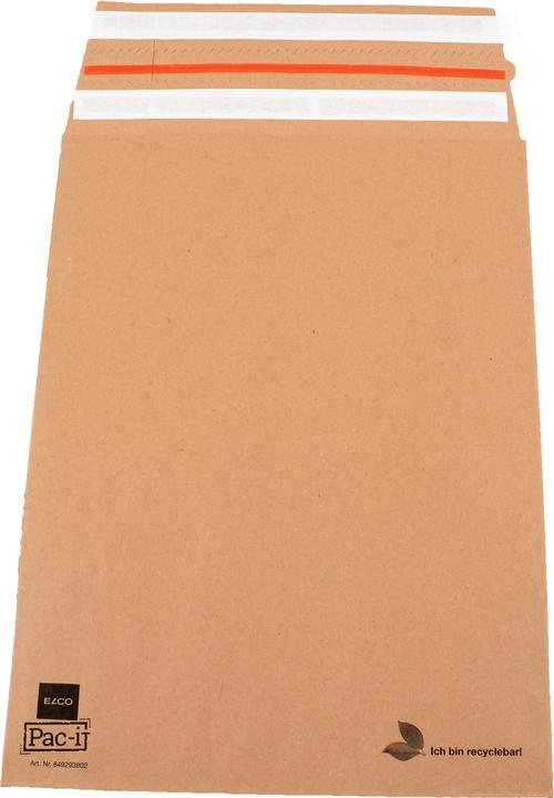 Elco Shipping bag brown kraft 135gm2 280x375x80mm,100pcs.