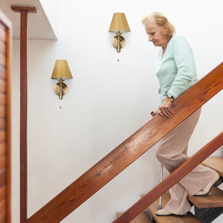 Produktbild Relaxdays Wandlampe mit Schirm 2er Set (E14)