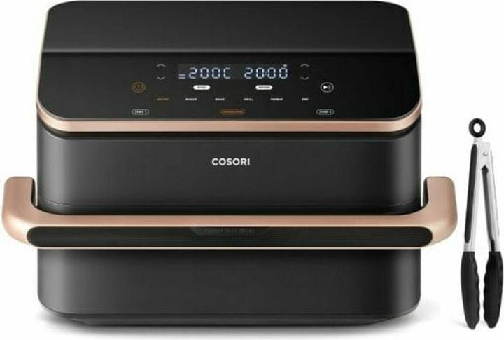 Produktbild Cosori TWINFRY Airfryer - xxl Hot Air Fryse 10 Liter - 2 Mahlzeiten gleichzeitig zubereitenTeiler- 6