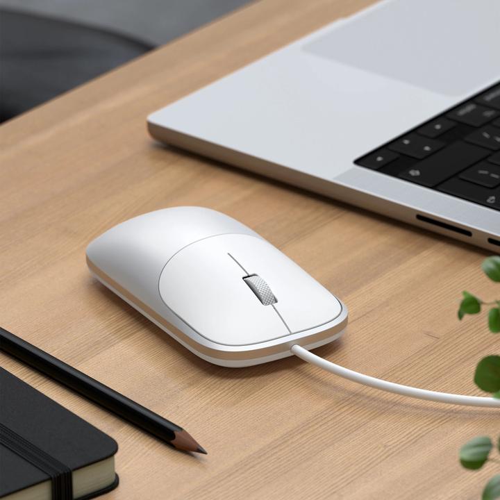Produktbild Satechi Slim LX Wired Mouse Silver (Kabelgebunden)