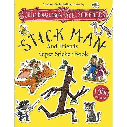 Scholastic, Sticker, Stick Man and Friends Super Sticker Book