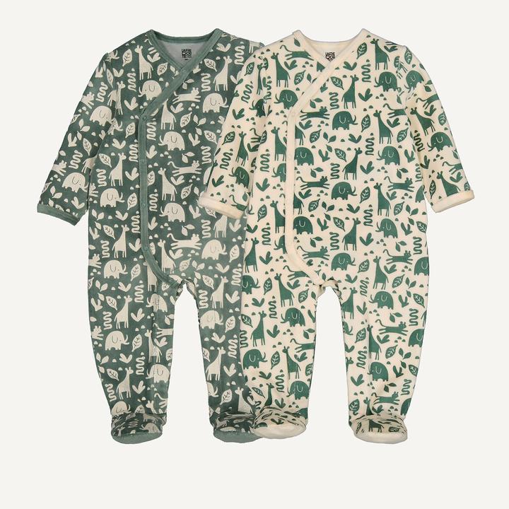 Actual product image La Redoute Collections 2er-Set einteilige Pyjamas aus Samt (68)